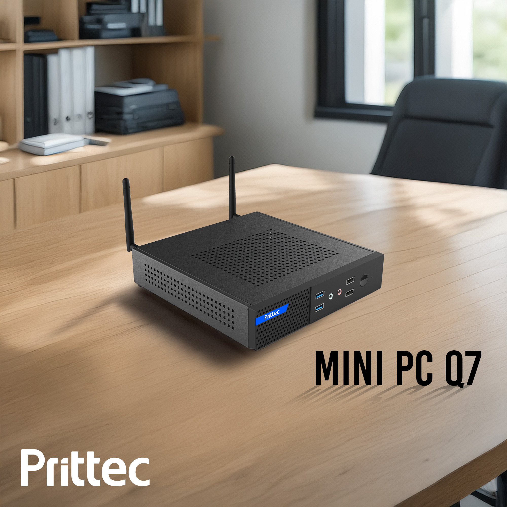 PRITTEC Q7-TH610L MINI PC I5-14400 / 16GB Ram / 512 GB M.2 SSD Siyah Mini Pc