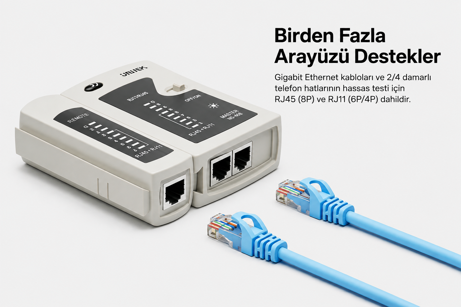 Unitek Ethernet Kablosu Test Cihazı (OT140AGY01)