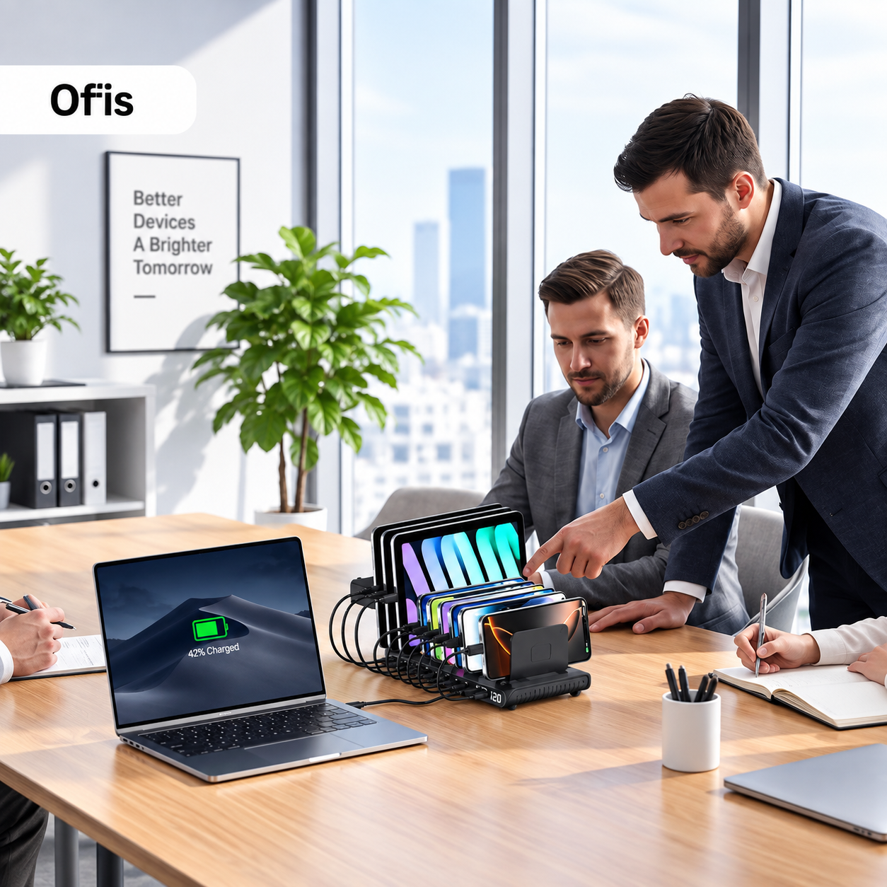Unitek uCharge 120W 10 Bağlantı Noktalı Akıllı Şarj İstasyonu (P1230EBK01-EU)