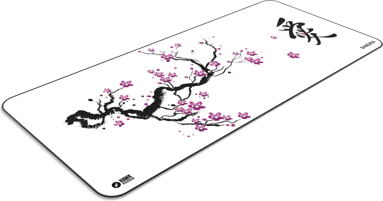 Hawk Beyaz Sakura 90x40 Mouse Pad