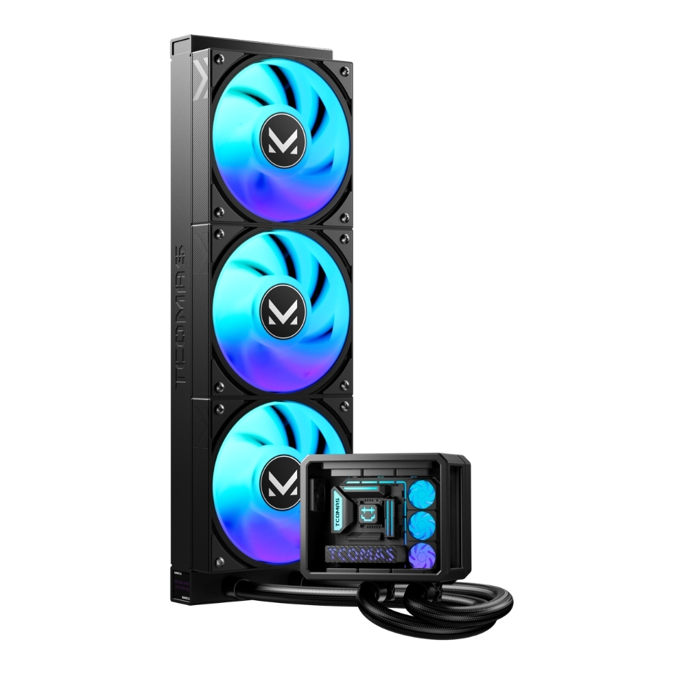 TCOMAS Cube 360mm AM5/LGA1851 Uyumlu Siyah Sıvı Soğutucu (CUBEN2BK36DWW)
