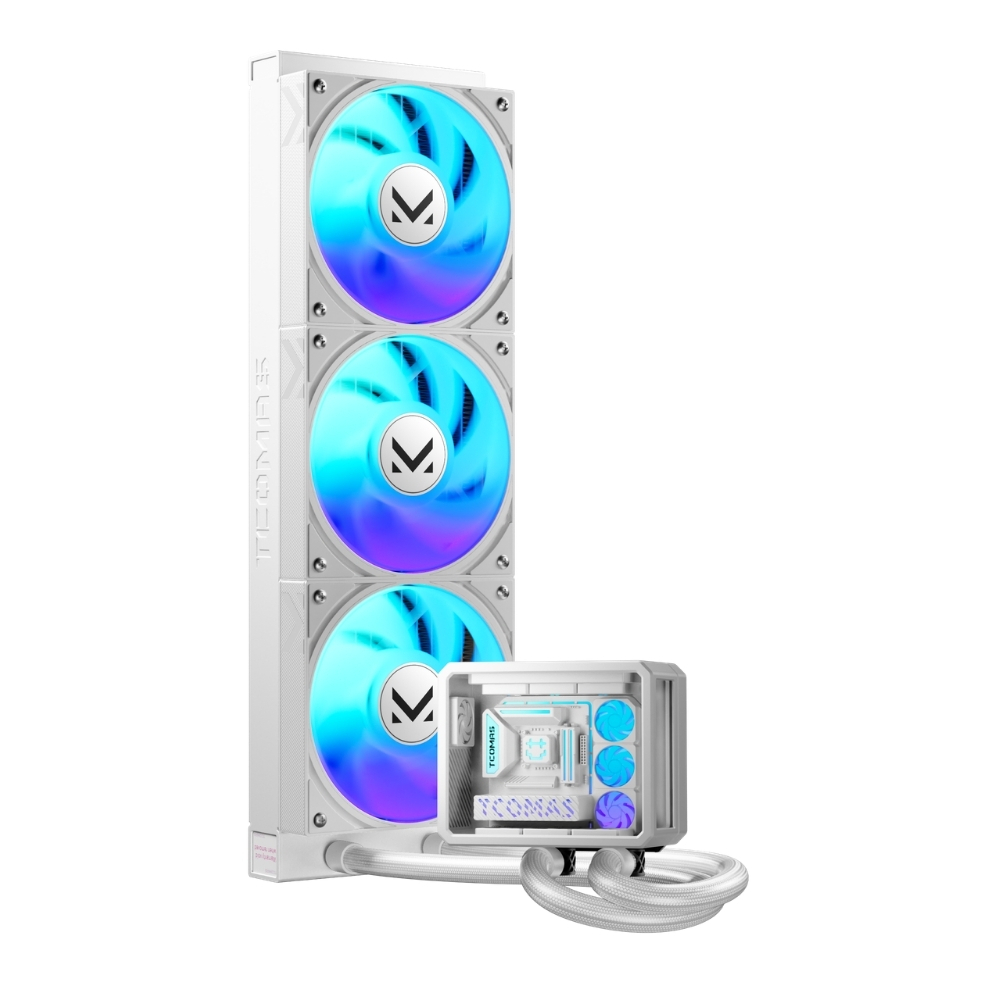 TCOMAS Cube 360mm AM5/LGA1851 Uyumlu Beyaz Sıvı Soğutucu (CUBEN2WH36DWW)