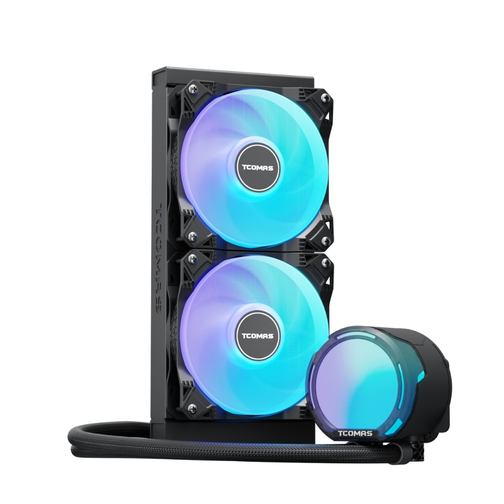 TCOMAS LE100 240mm AM5/LGA1851 Uyumlu Siyah Sıvı Soğutucu (LE100N2BK24DUS)