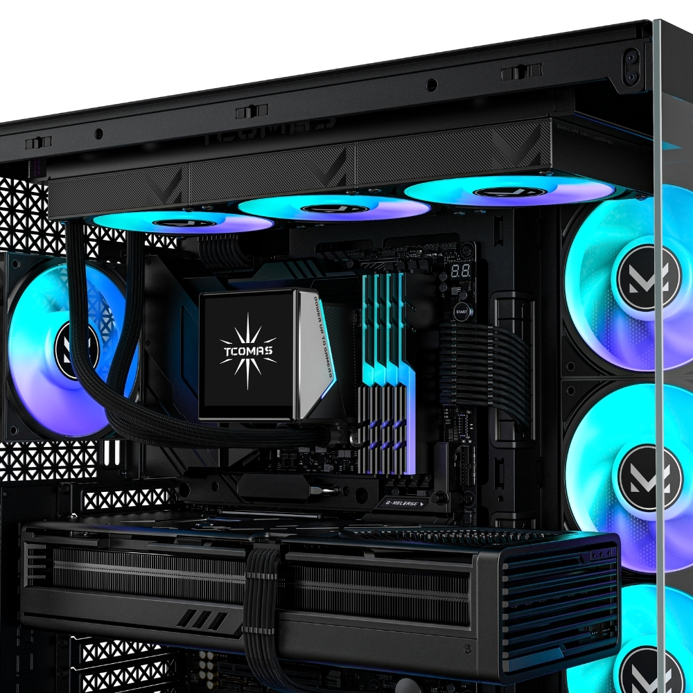 TCOMAS Angl 360mm AM5/LGA1851 Uyumlu Siyah Sıvı Soğutucu (ANGLN2BK36DWW)