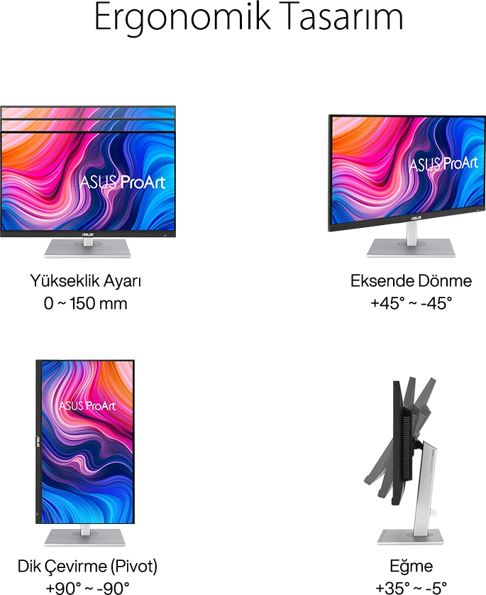 ASUS ProArt Display PA278CV 27″ IPS WQHD Monitör