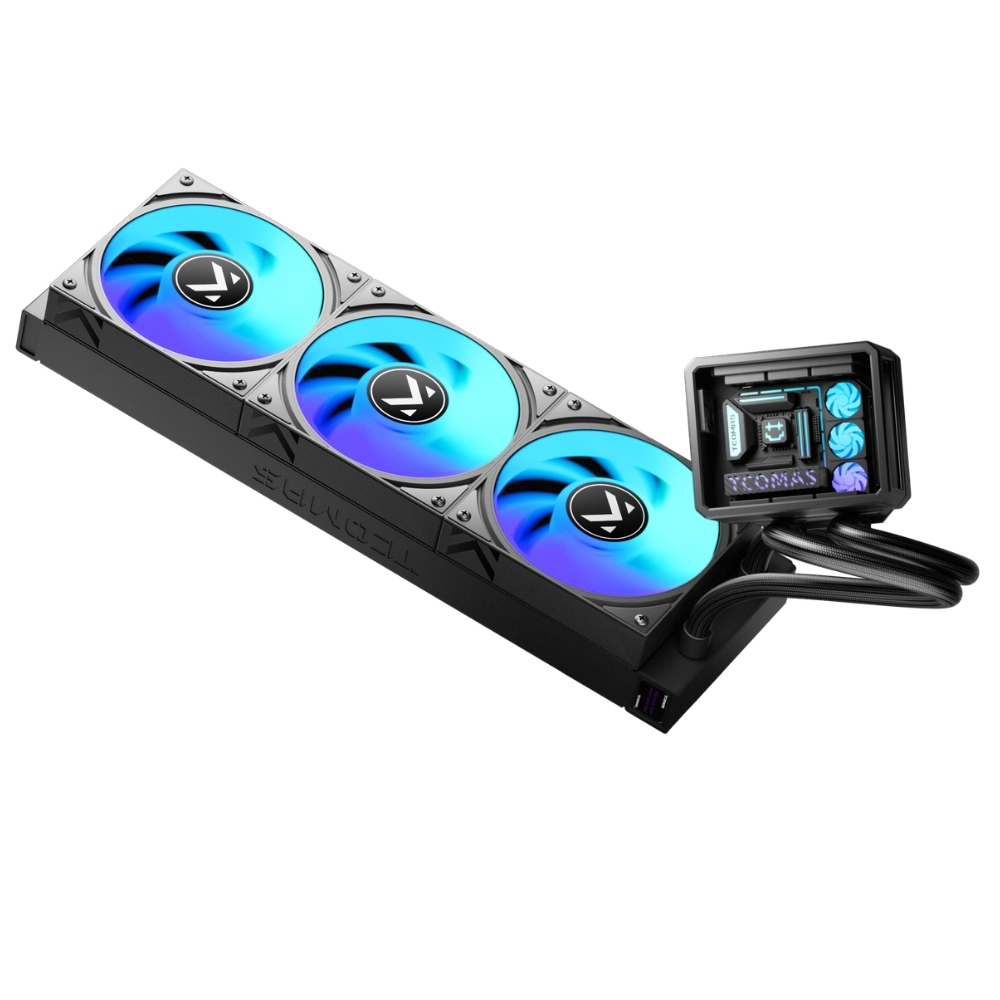 TCOMAS Cube 360mm AM5/LGA1851 Uyumlu Siyah Sıvı Soğutucu (CUBEN2BK36DWW)