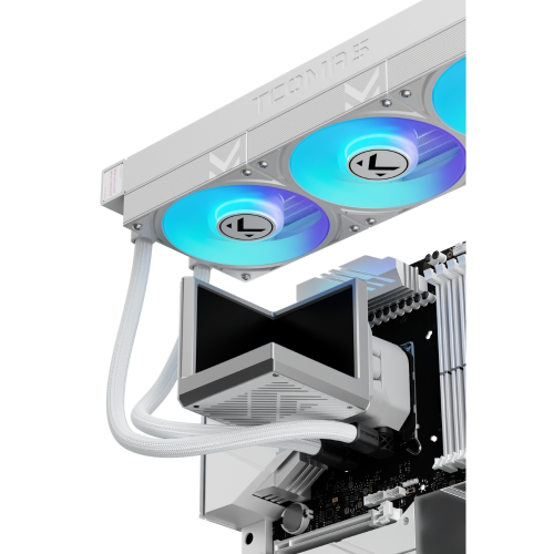 TCOMAS Exit D3 360mm AM5/LGA1851 Uyumlu Beyaz Sıvı Soğutucu (EXITD3N2WH36DWW)