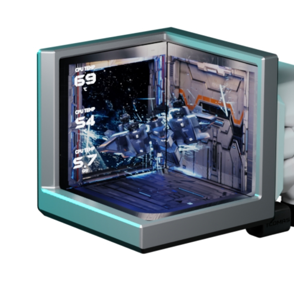 TCOMAS Exit D3 360mm AM5/LGA1851 Uyumlu Beyaz Sıvı Soğutucu (EXITD3N2WH36DWW)