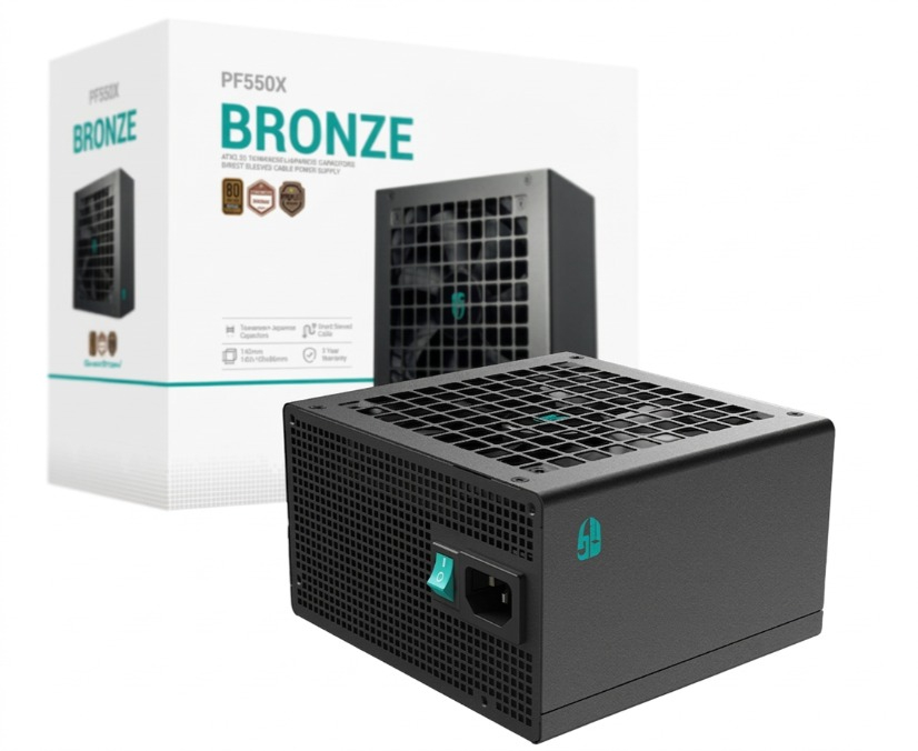 DeepCool PF550X 550W 80+ Bronze Güç Kaynağı