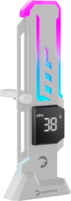 Gamepower Heatsync V2 ARGB Dikey Ekran Kartı Tutucu Beyaz