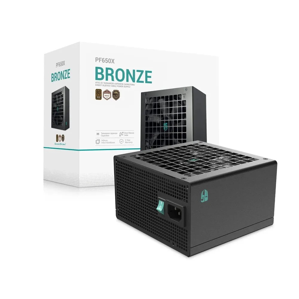 DeepCool PF650X 650W 80+ Bronze Güç Kaynağı