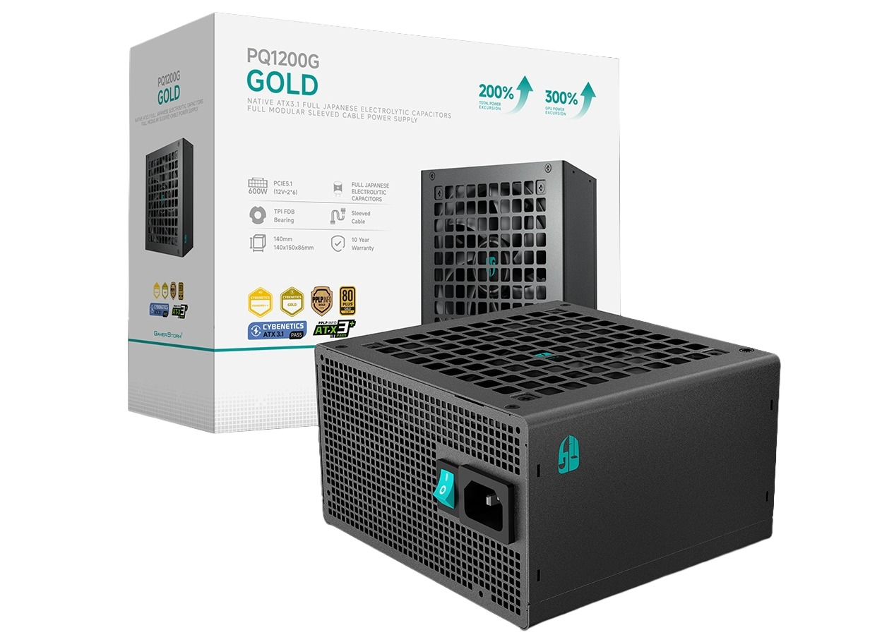 DeepCool PQ1200G 1200W 80+ Gold Güç Kaynağı