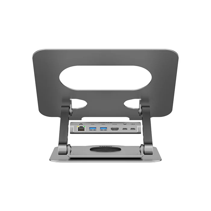 Unitek Çıkarılabilir USB-C Hub`lı Dizüstü Bilgisayar Standı (D1109CGY01)