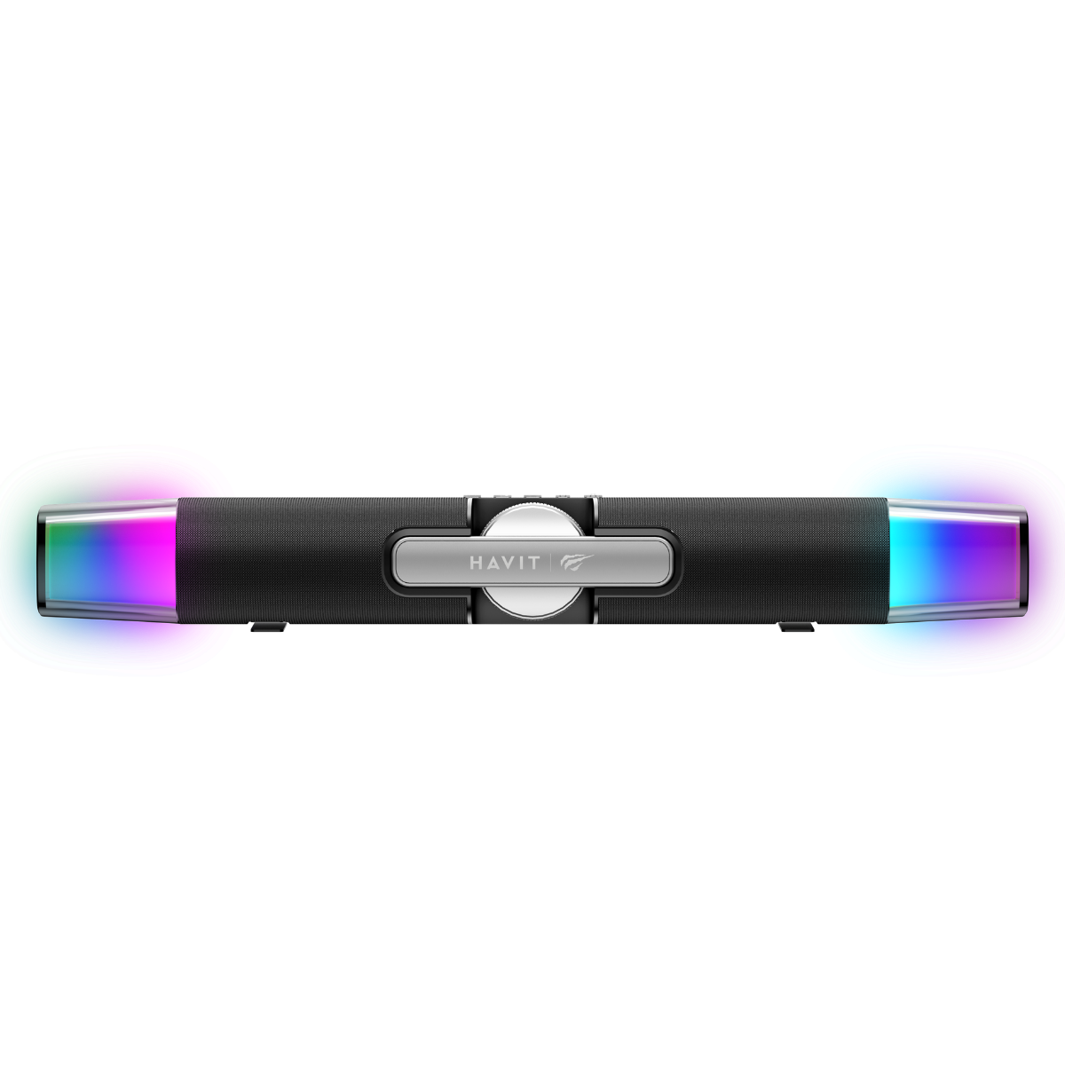 Havit Gamenote SK222 RGB Oyuncu Kablolu Bluetooth Soundbar Hoparlör - Çift Modlu Bilgisayar Hoparlörü - Siyah