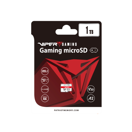 Patriot 1TB Viper Gaming Series V30 A2 Micro SD Hafıza Kartı (PV1TBGM32MCX)