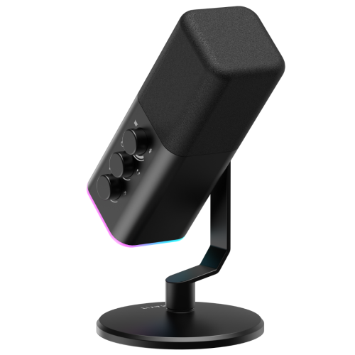Havit GK71 RGB Profesyonel Yayıncı Oyuncu Mikrofonu Type-C XLR 24Bit/192kHz - Siyah