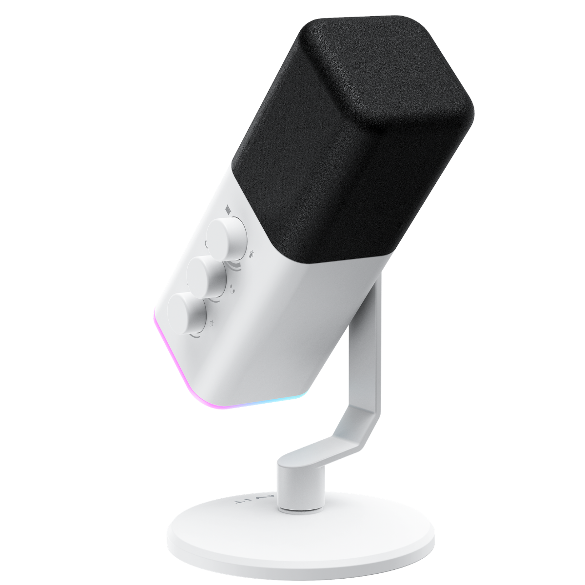 Havit GK71 RGB Profesyonel Yayıncı Oyuncu Mikrofonu Type-C XLR 24Bit/192kHz - Beyaz