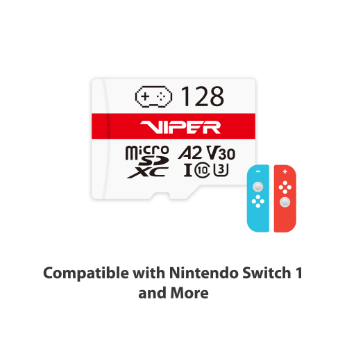Patriot 128GB Viper Gaming Series V30 A2 Micro SD Hafıza Kartı (PV128GGM32MCX)