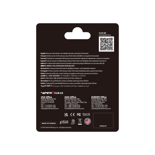 Patriot 128GB Viper Gaming Series V30 A2 Micro SD Hafıza Kartı (PV128GGM32MCX)