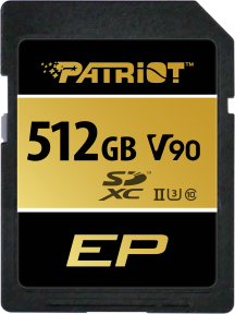 Patriot 512GB EP Series V90 Micro SD Hafıza Kartı (PEF512GEP92SDX)