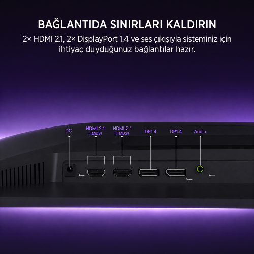 James Donkey Velor Q60 27″ 210Hz 1Ms GTG Fast IPS QHD 2K 10 Bit Gaming Monitör (Ölü Pikselde Anında Değişim)