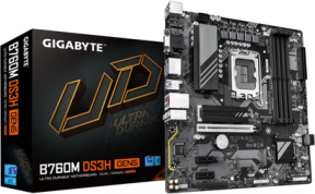 Gigabyte B760M DS3H GEN5 7600Mhz(OC) M.2 1700p mATX Gaming (Oyuncu) Anakart