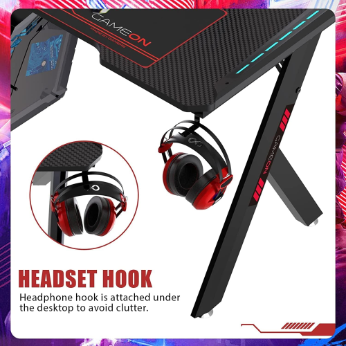Gameon Hawksbill Serisi Rgb Akıcı Işıklı Oyun Masası
