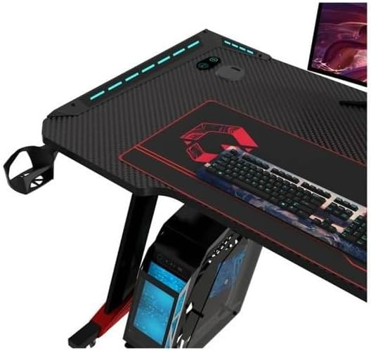Gameon Raptor Il Serisi Z Şeklinde Rgb Akıcı Işıklı Oyun Masası