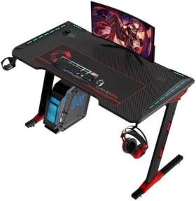 Gameon Raptor Il Serisi Z Şeklinde Rgb Akıcı Işıklı Oyun Masası
