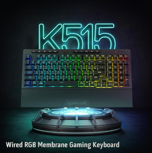 Redragon K515 Pro Shiva RGB Kablosuz Membranlı Smooth Lineer Switch Türkçe Oyuncu Klavyesi