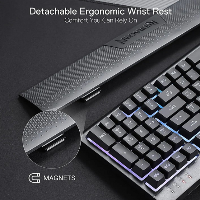 Redragon K515 Pro Shiva RGB Kablosuz Membranlı Smooth Lineer Switch Türkçe Oyuncu Klavyesi