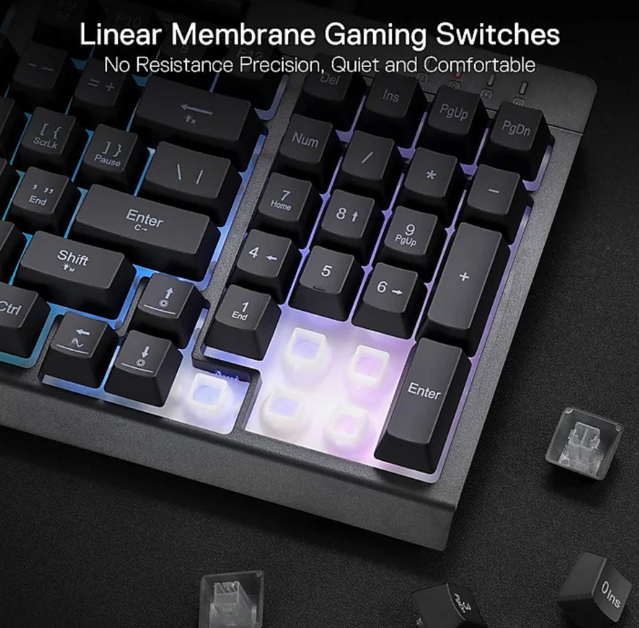 Redragon K515 Pro Shiva RGB Kablosuz Membranlı Smooth Lineer Switch Türkçe Oyuncu Klavyesi