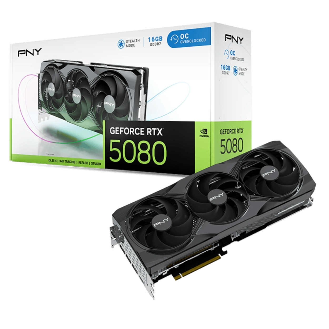PNY GeForce RTX 5080 16GB OC GDDR7 256Bit (VCG508016TFXPB1-O) Gaming (Oyuncu) Ekran Kartı