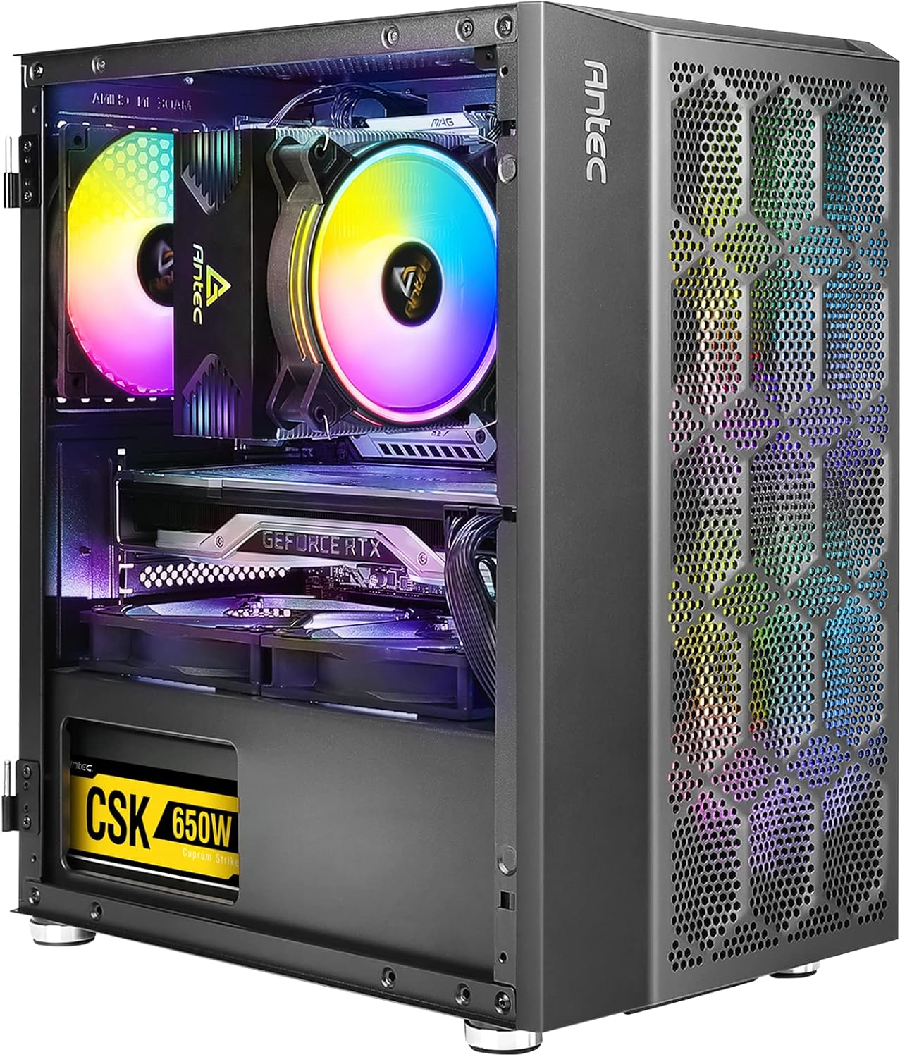 Antec NX200M Micro ATX Mini Tower Siyah Gaming (Oyuncu) Kasa