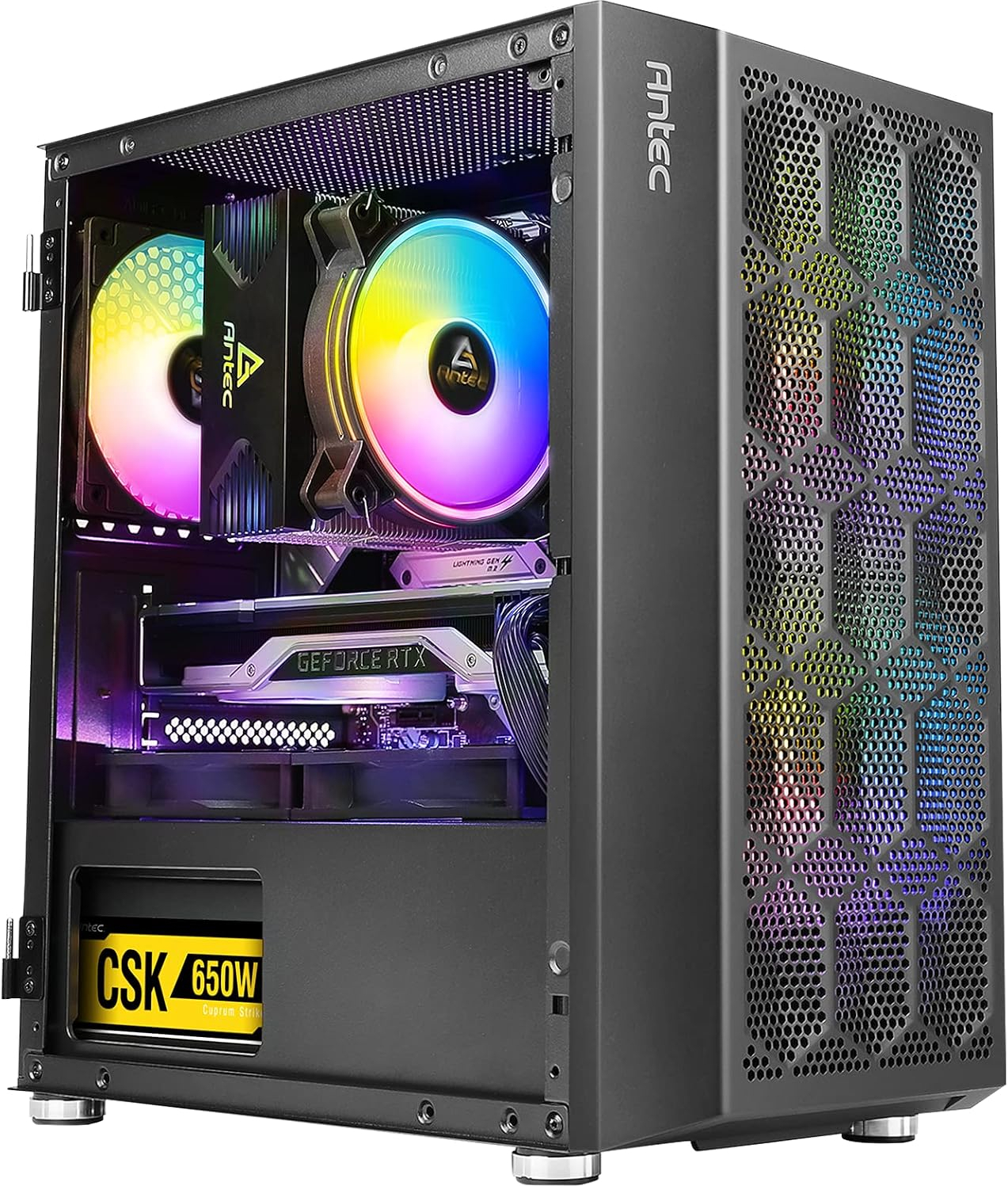 Antec NX200M Micro ATX Mini Tower Siyah Gaming (Oyuncu) Kasa