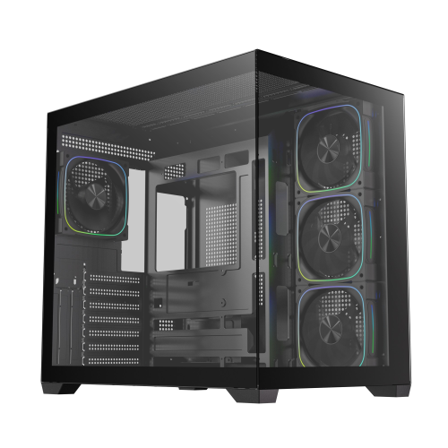 Bitfenix BEST 750W 80+ ATX3.1 Bronze PSU 4x120mm FRGB Fan ATX Temperli Cam Siyah Gaming (Oyuncu) Kasa