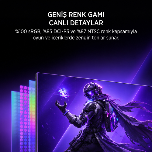 James Donkey Avero A50 24″ 270Hz 0.5Ms Fast VA FHD Type C/DP/HDMI RGB Gaming Monitör (Ölü Pikselde Anında Değişim)