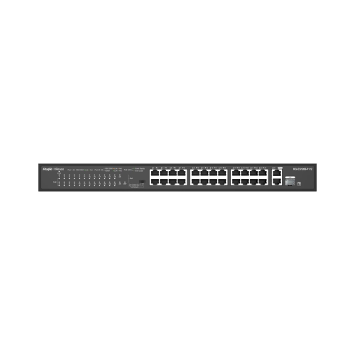 RUIJIE REYEE RG-ES126S-P 24 Port 10/100Mbps 2 Port Gigabit 370W PoE+ Yönetilemez Switch