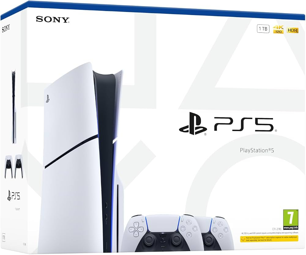 Sony PlayStation 5 Slim Standart Edition 1TB Oyun Konsolu + PS5 DualSense Kol (Resmi Bilkom Garantili)