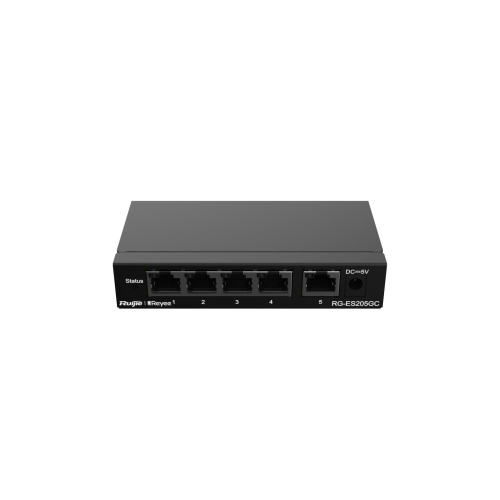RUIJIE REYEE RG-ES205GC 5 Port 10/100/1000 Mbps Yönlendirilebilir Switch