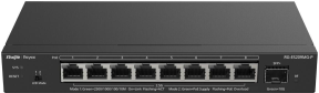 RUIJIE REYEE RG-ES209MG-P 8 Port 10/100/1000/2500 Mbps RJ45 PoE+ 130W PoE+ 1x10G SFP+ Yönetilebilir Switch