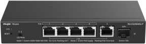 Ruijie Reyee RG-ES206MG-P 5 Port 2.5G 70W PoE+ 1x10G SFP+ Yönetilebilir Switch