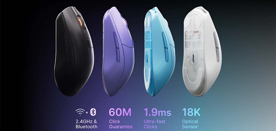 SteelSeries Rival 3 Gen 2 Kablosuz SSM62525 Lavender Gaming Mouse