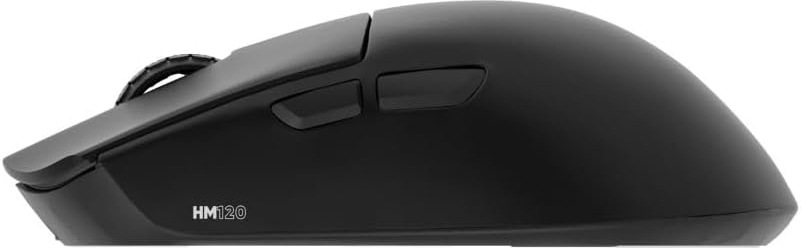 Hawk Gaming HM120 1K Hz 12500 DPI Tri-Mode Kablosuz/Bluetooth Siyah Gaming Mouse