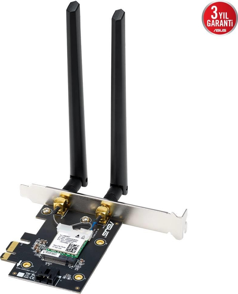 ASUS PCE-BE6500 WiFi7 PCI-E Bluetooth Kablosuz Adaptör 