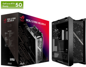 ASUS ROG STRIX HELIOS II GX601S 4x140mm Fan USB Type-C Temperli Cam Siyah E-ATX Mid-Tower Gaming Kasa