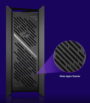 ASUS ROG STRIX HELIOS II GX601S 4x140mm Fan USB Type-C Temperli Cam Siyah E-ATX Mid-Tower Gaming Kasa