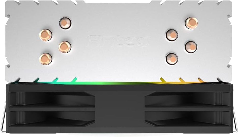 ANTEC A450 FRGB 120mm FRGB Fanlı LGA1700/1851/AM5 4xBakır 180W Borulu Hava Soğutma