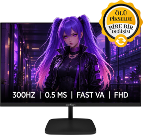 James Donkey Revon R50 24″ 300Hz 0.5Ms Fast VA Gaming Monitör (Ölü Pikselde Anında Değişim)