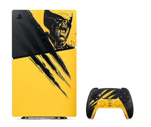 Sony PlayStation Digital Edition 825GB Oyun Konsolu – Marvel Wolverine Battle Yellow Sınırlı Sürüm (Resmi Distribütör Garantili)